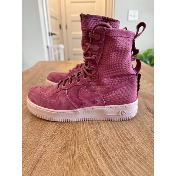 Nike | SF Air Force 1 Force is Female | Vintage Wine | AJ1700-600| Wm’s Size 6.5 - Picture 10 of 16